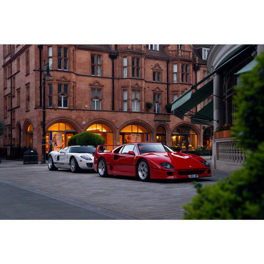 Acrylglasbild - Red Ferrari